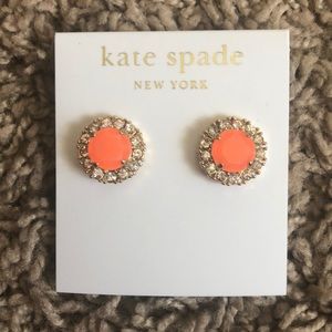 Kate Spade Coral Stud Earrings